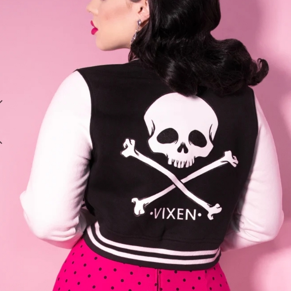 VIXEN girl gang letterman jacket